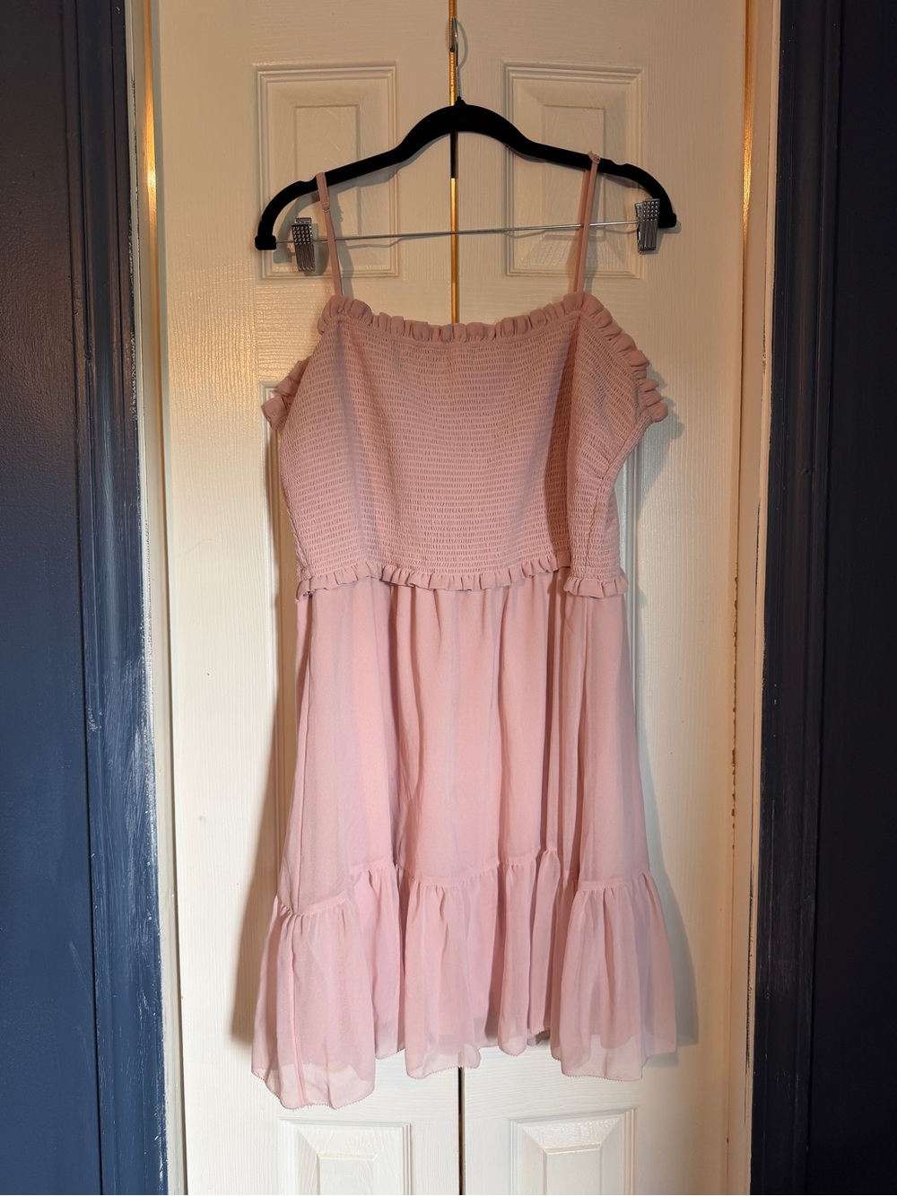 Wilfred Blush Pink Ruffle-Trim Sundress